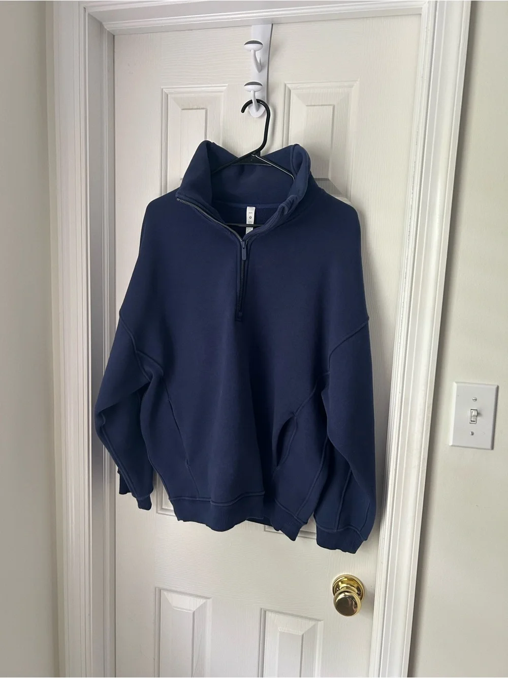 lululemon athletica Navy Quarter-Zip Pullover